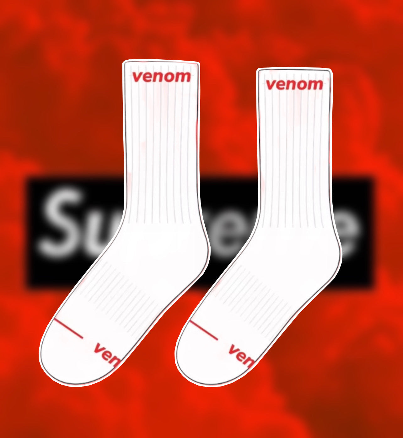 ALL NEW NOT SUPREME SCOKS (BLACK)