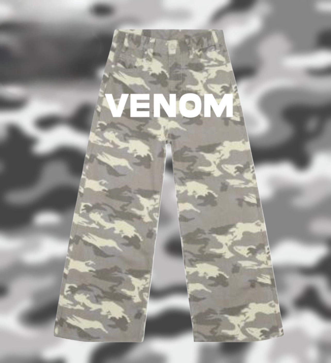 ALL NEW VENOM “CAMO” JEANS (GREY)
