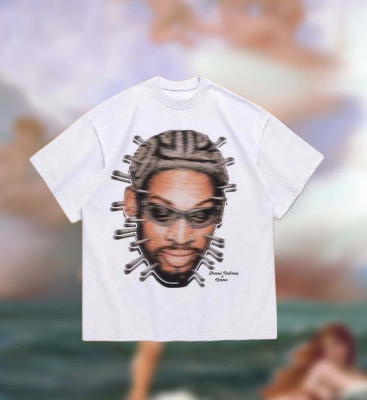 Nude Dennis Rodman Graphic Tee