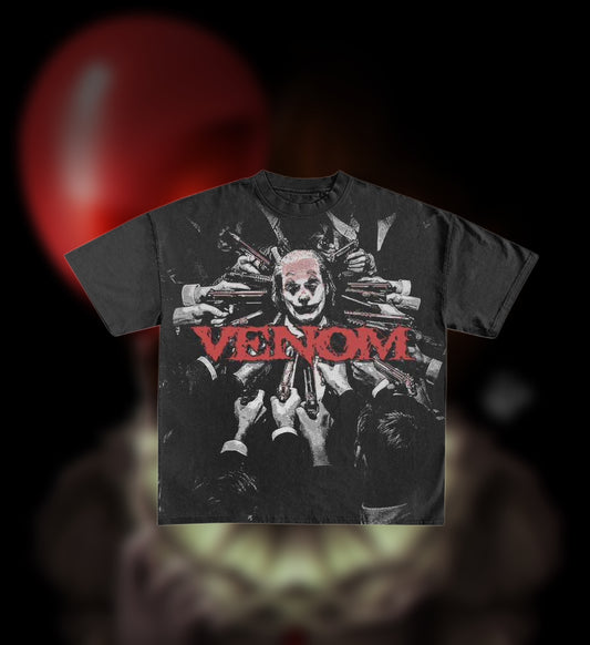 VENOM CLOWN GRAPHIC TEE