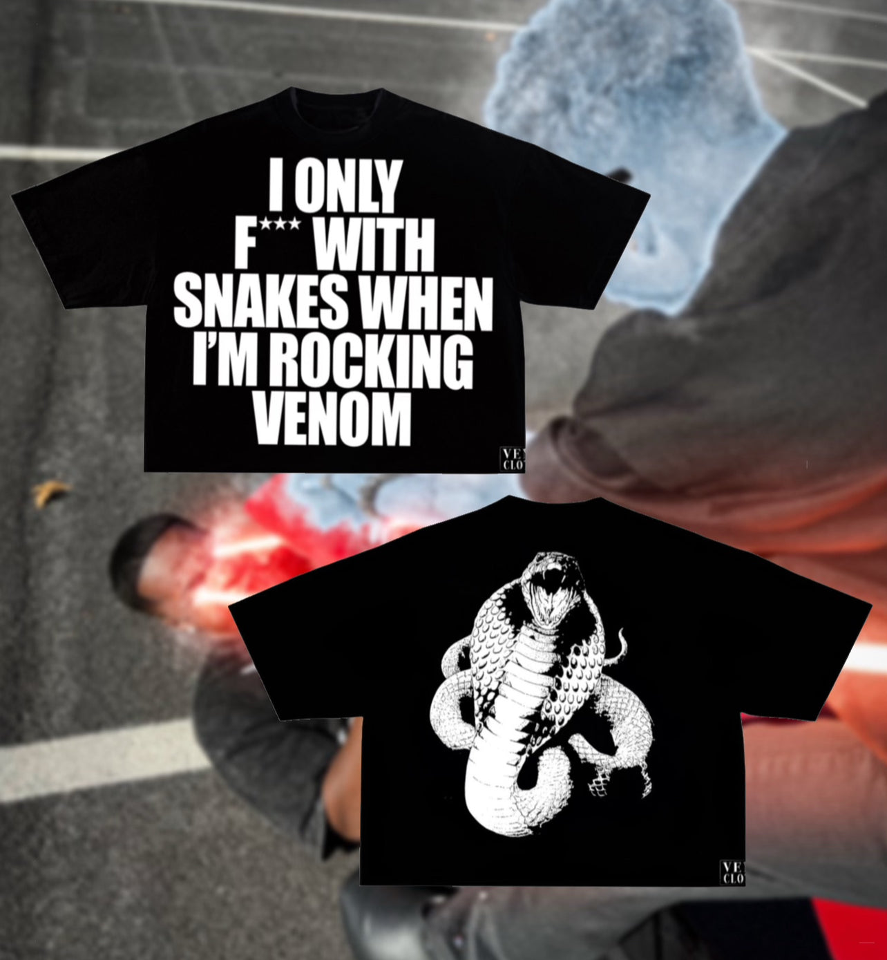 VENOM GRAPHIC TEE (BLACK)